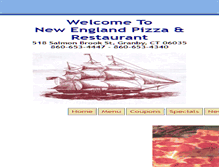 Tablet Screenshot of nepizzagranby.com